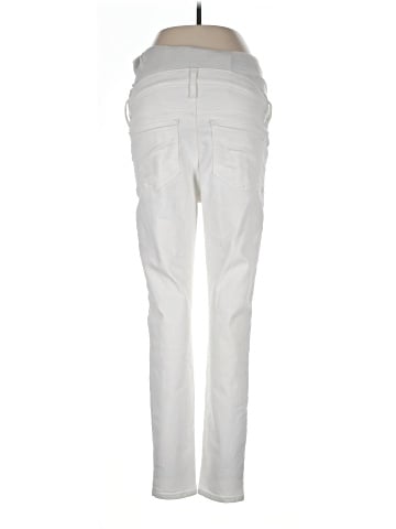 Madewell Maternity Side-Panel Skinny Jeans in Pure White: Adjustable Edition (view 2)