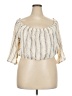 Torrid Ivory 3/4 Sleeve Blouse Size 3X Plus (3) - photo 1