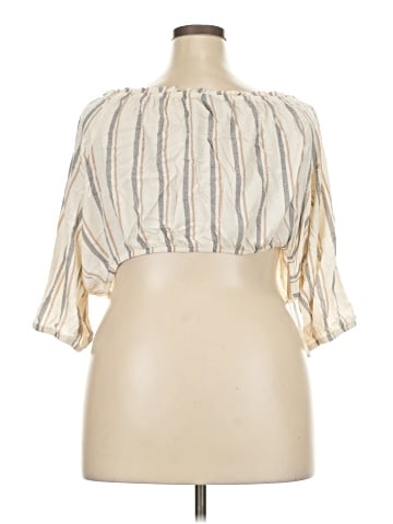 Torrid 3/4 Sleeve Blouse (view 2)