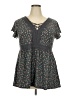 Torrid Gray Short Sleeve Top Size 2X Plus (2) - photo 1