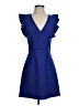 French Connection Solid Blue Cocktail Dress Size XS - photo 1