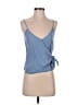 Lulus 100% Rayon Blue Sleeveless Top Size S - photo 1