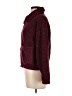 Pink Rose 100% Polyester Burgundy Cardigan Size M - photo 5