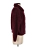Pink Rose 100% Polyester Burgundy Cardigan Size M - photo 4