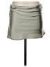 Zara 100% Polyester Solid Silver Casual Skirt Size S - photo 1