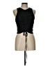 Endless Rose Black Sleeveless Top Size L - photo 1