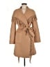 Elie Tahari Tan Wool Coat Size M - photo 1