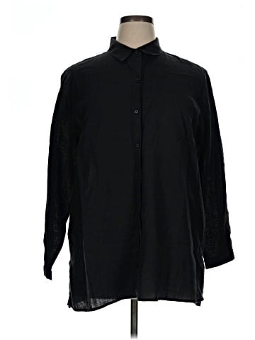 Eileen Fisher Long Sleeve Polo (view 1)