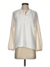 frye & co. 100% Polyester Ivory 3/4 Sleeve Blouse Size S - photo 1