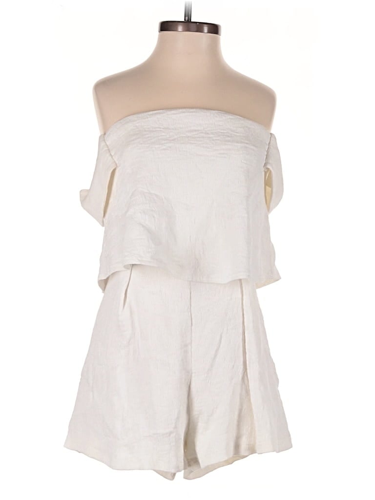Pre-owned Here Comes The Sun Romper In Ivory