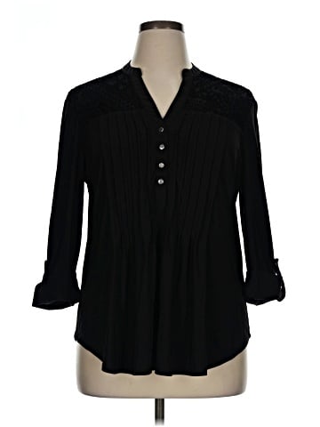 New Directions 3/4 Sleeve Blouse (view 1)