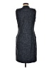 J. McLaughlin 100% Polyester Tweed Gray Casual Dress Size 6 - photo 2