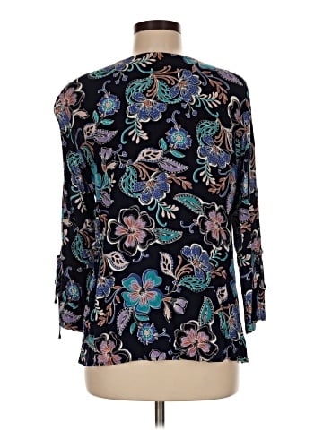 Norm Thompson 3/4 Sleeve Blouse (view 2)