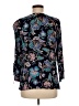 Norm Thompson 100% Viscose Black 3/4 Sleeve Blouse Size M (petite) - photo 2