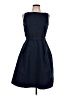 Merona 100% Polyester Solid Blue Casual Dress Size 10 - photo 1