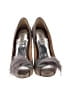Badgley Mischka Gray Heels Size 7 1/2 - photo 2