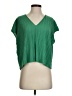 OAK + FORT Green Short Sleeve Top Size XS - photo 1