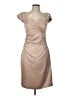 Venus 100% Polyester Tan Cocktail Dress Size 10 - photo 1