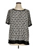 Anne Klein Black Short Sleeve Blouse Size 1X - photo 1
