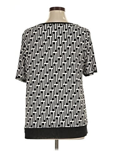Anne Klein Short Sleeve Blouse (view 2)