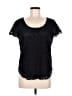 Talula Black Short Sleeve Top Size M - photo 1