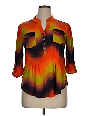 New Directions 3/4 Sleeve Blouse (view 1)
