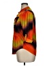 New Directions Color Block Orange 3/4 Sleeve Blouse Size XL - photo 5