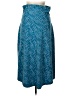 Eddie Bauer Chevron-herringbone Blue Teal Casual Skirt Size L - photo 2