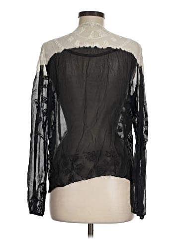 Twelfth Street by Cynthia Vincent Long Sleeve Silk Top (view 2)
