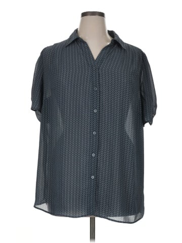 Adrianna Papell Short Sleeve Blouse (view 1)