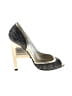 DAVIS by Ruthie Davis Metallic Silver Heels Size EU (IT) 38 1/2 / US 8 1/2 - photo 1