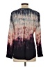 Ecru Tie-dye Purple Long Sleeve Blouse Size S - photo 2