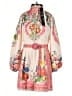 Dalia Macphee Pink Ivory Romper Size S - photo 1