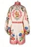 Dalia Macphee Pink Ivory Romper Size S - photo 2