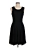 Coercion Solid Black Cocktail Dress Size M - photo 1