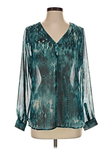 Ecru Long Sleeve Blouse (view 1)
