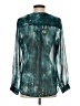 Ecru Teal Long Sleeve Blouse Size S - photo 2