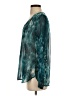 Ecru Teal Long Sleeve Blouse Size S - photo 5