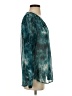 Ecru Teal Long Sleeve Blouse Size S - photo 4