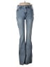 Cosmic Blue Love Hearts Blue Jeans Size 26 waist - photo 1