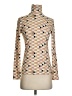 St. John Tan Long Sleeve Turtleneck Size XXS (estimated) - photo 1