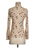 St. John Tan Long Sleeve Turtleneck Size XXS (estimated) - photo 2