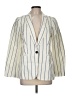 Talbots Stripes Ivory Blazer Size 8 - photo 1