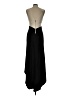 Alice + Olivia 100% Polyester Color Block Black Cocktail Dress Size L (estimated) - photo 2