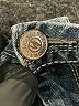 Seven7 Solid Blue Jeans Size 24 - photo 4