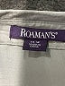 Roaman's 100% Polyester Metallic Gray Short Sleeve Blouse Size 14W - photo 7