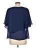 Draper's & Damon's 100% Polyester Blue Short Sleeve Blouse Size XL (petite) - photo 2