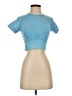 Assorted Brands Blue Short Sleeve Turtleneck Size XXS (estimated) - photo 1