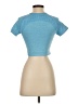 Assorted Brands Blue Short Sleeve Turtleneck Size XXS (estimated) - photo 2