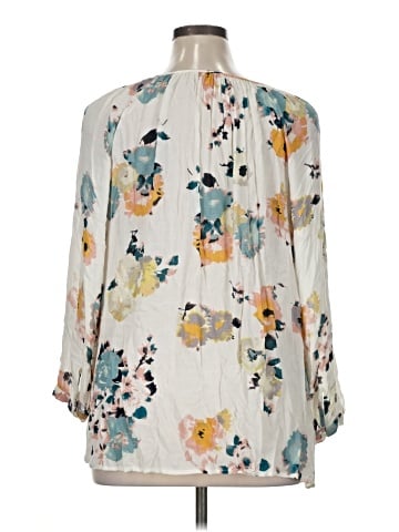 Lucky Brand 3/4 Sleeve Blouse (view 2)